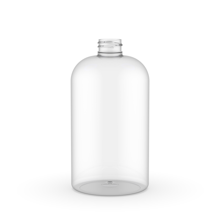 Flat Base Boston Round - 28/410 100% PCR 750ml - MH-EY7075